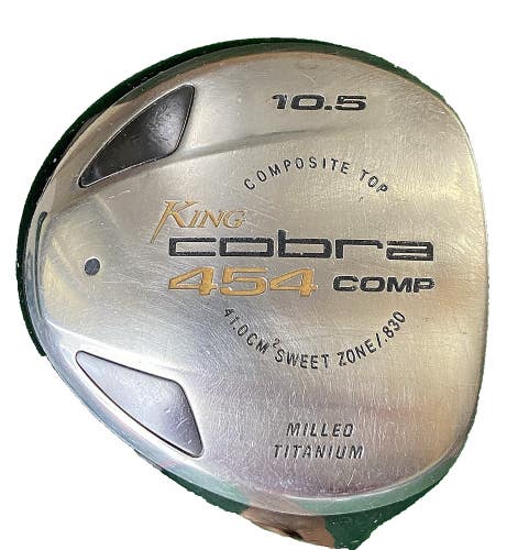 King Cobra 454 Comp Milled Ti Driver 10.5 RH 45g Regular Graphite 45" New Grip