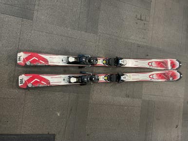 Used K2 CF AMP STRIKE Boys DH Ski/Binding Red And White 146 cm 11614-S000228799
