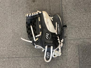 Used Rawlings HIGHLIGHT SERIES HFP125BW BB/SB Glove RH Throw Black 12 1/2" 11614-S000228789