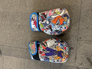 Used Sanabul KIDS 6OZ GLOVES Boxing Gloves Royal Blue SM 11614-S000228765