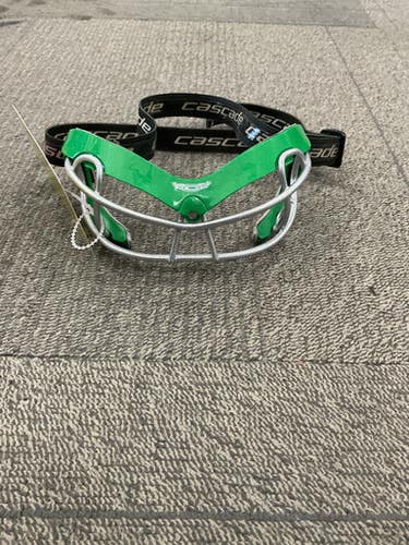 Used Cascade GOOGLES Lacrosse Facial Protect Green Senior 11614-S000228736