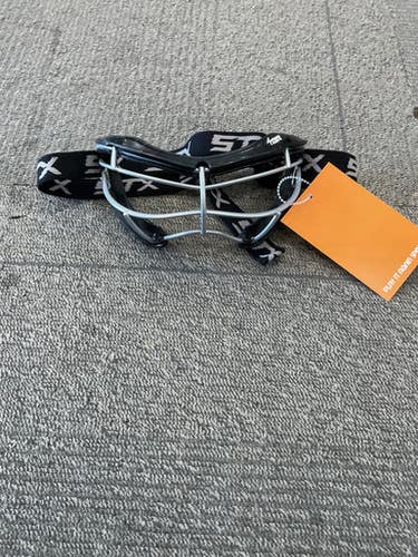 Used STX 4 SIGHT PLUS Lacrosse Facial Protect Black Senior 11614-S000228737
