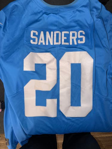 Nike Throwback Detroit Lions Barry Sanders #20 Jersey XXL