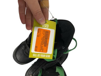 Used Burton PROGRESSION GROMS Boys Snowboard Boots Black Junior 03 11847-S000032181