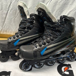 Alkali roller inline hockey goalie skates 11 revel 1