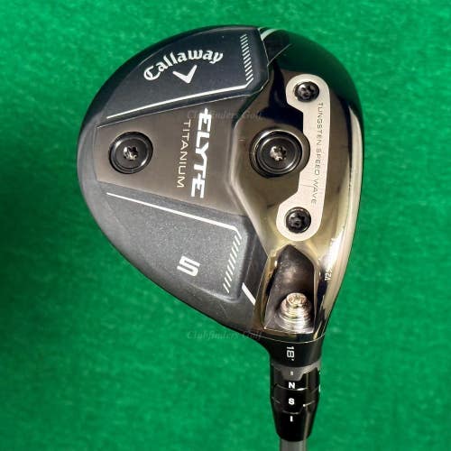 NEW Callaway 2025 ELYTE Ti 18 Fairway Wood 5 Denali Blue 60g 6.0 Stiff w/ HC