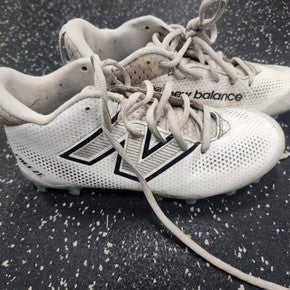Used New Balance LAX Cleats Womens White Senior 4 11849-S000035754