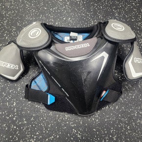 Used Maverik CHARGER Lacrosse Shoulder Pads Black XS 11849-S000035751