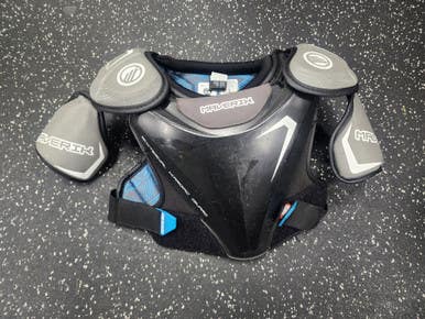 Used Maverik CHARGER Lacrosse Shoulder Pads Black XS 11849-S000035751