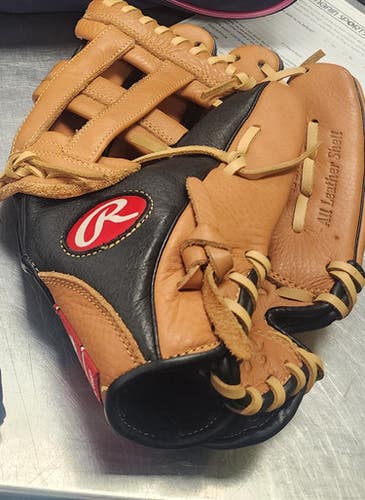 Used Rawlings PRODIGY SERIES BB/SB Glove RH Throw Brown 12" 11849-S000035762