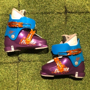 Kid's Fischer X20 Jr Ski Boots - Mondo 21.5 | 251mm (Used)