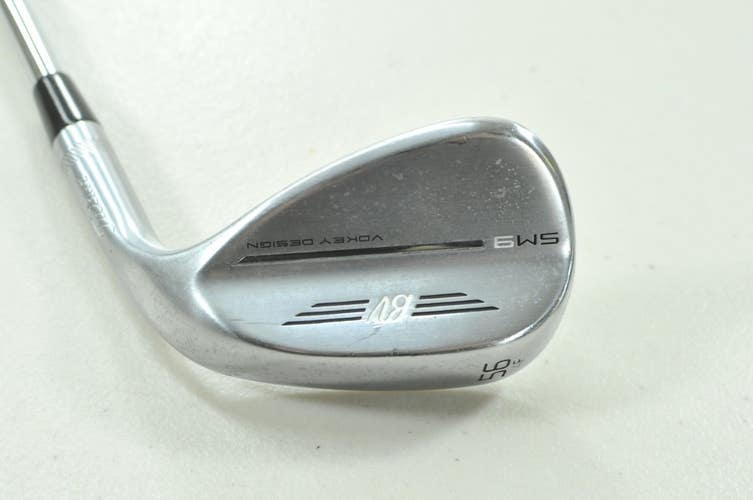 Titleist Vokey SM9 Brushed Steel 56*-14F Wedge Right BV Wedge Flex Steel #209039