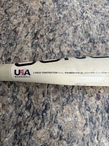 2025 Warstic Bonesaber Hybrid USABat Certified Bat (-10) 21 oz 31" (Used)