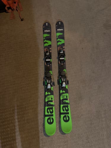 Elan Pinball 135 cm Park Skis and bindings (Used)
