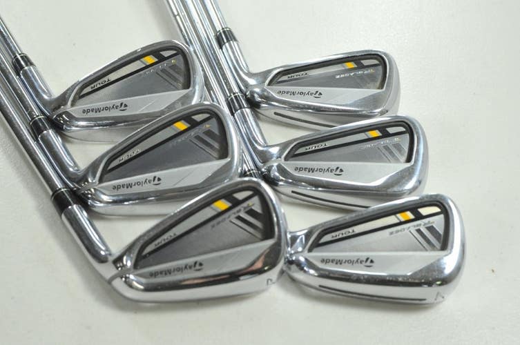 TaylorMade RocketBladez Tour 5-PW Iron Set Stiff Flex RH KBS Tour Steel # 208980