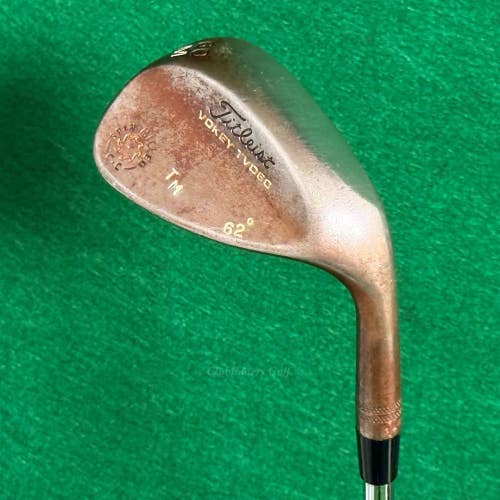 Titleist Vokey TVD Raw 62-M 62 Lob Wedge Dynamic Gold 115 Tour Issue Wedge Flex