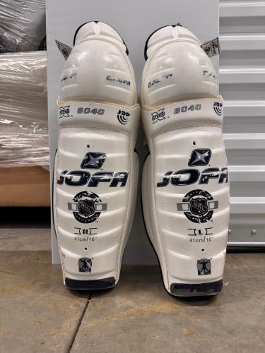 Senior Jofa 8040 16" Shin Pads Pro Stock (Used)
