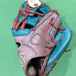 Used 44 Pro Right Hand Throw Baseball Glove 11.5" | Custom Pink & Blue