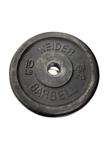 Used Weider Standard Plate (Each) 10 lb 11347-S000262172