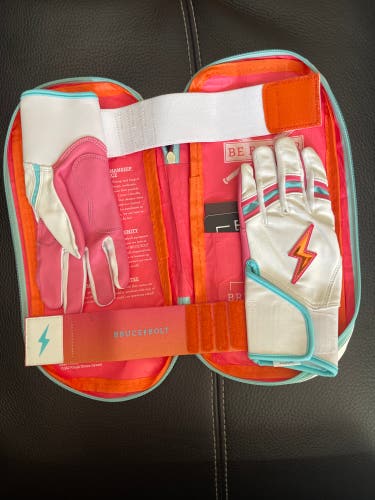 Bruce Bolt Youth Large Batting Gloves (New)