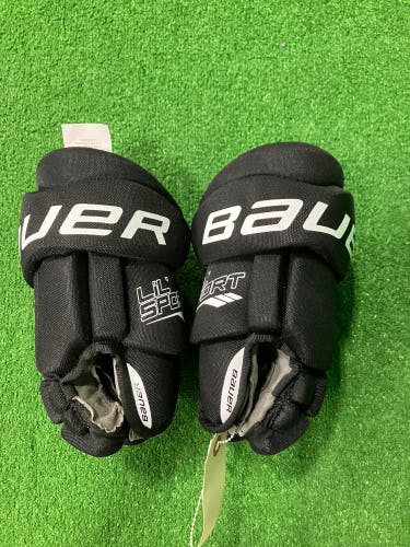 Black Junior Bauer Lil Sport Gloves 10" (New)