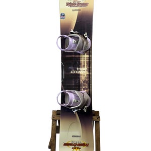 150cm Monson Triple Crown Snowboard w/ Morrow Slider Bindings