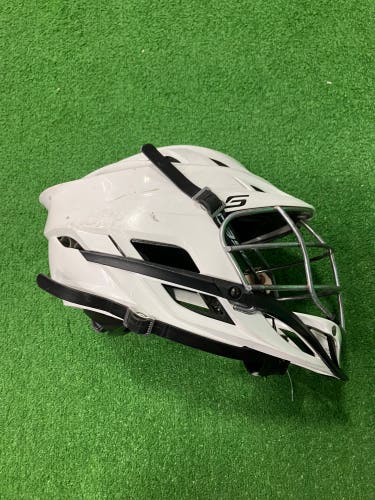White Cascade S Youth Helmet (Used)