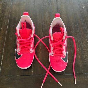 Pink Kids 13K (Little Kids) Youth Nike Alpha Menace Shark Molded Cleats Cleats (Used)
