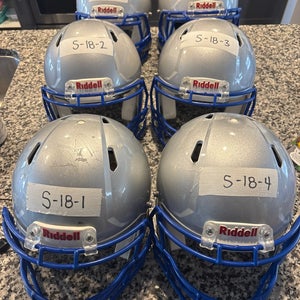 3PACK BUNDLE of Youth Small Riddell Speed Helmets (Used)