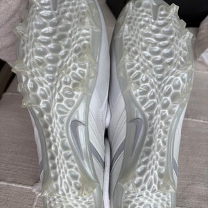 White Men's Size M 9.0 (W 10.0) Adult Nike Alpha Huarache 8 Elite (New)