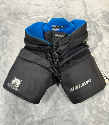 Black Youth Large/Extra-Large Bauer Prodigy GSX Hockey Goalie Pants (Used)