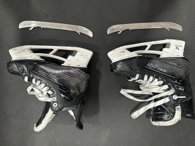 2024 Bauer Supreme M50 Pro Hockey Skates Size 4 (Used)