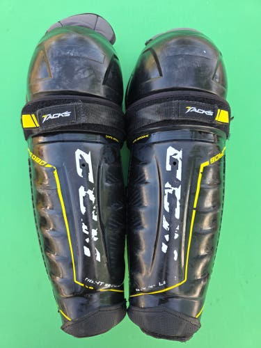 Senior CCM Tacks 9060 Shin Pads 14" (Used)