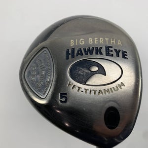 Callaway Hawkeye VFT 5 Fairway Wood 18* Big Bertha Gems 50 Ladies Graphite RH