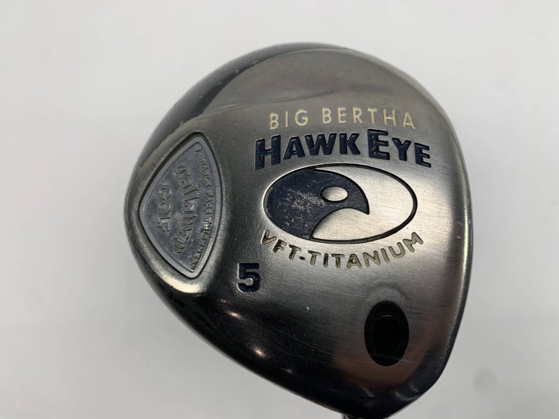 Callaway Hawkeye VFT 5 Fairway Wood 18* Big Bertha Gems 50 Ladies Graphite RH