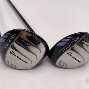 TaylorMade Burner Superfast 3 & 5 Fairway Wood Set 15* 18* Superfast Ladies RH