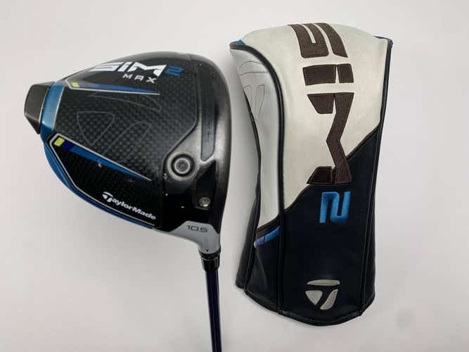 TaylorMade SIM2 MAX Driver 10.5* EvenFlow Riptide CB 6.0 60g Stiff RH HC