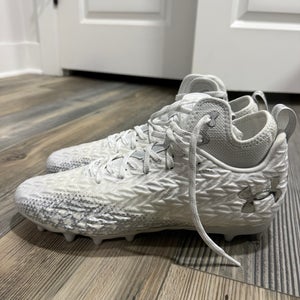 White 11.5 Under Armour Cleats (New)