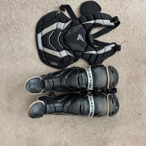 Black/Gray Easton Gametime Catcher's Set (Used)