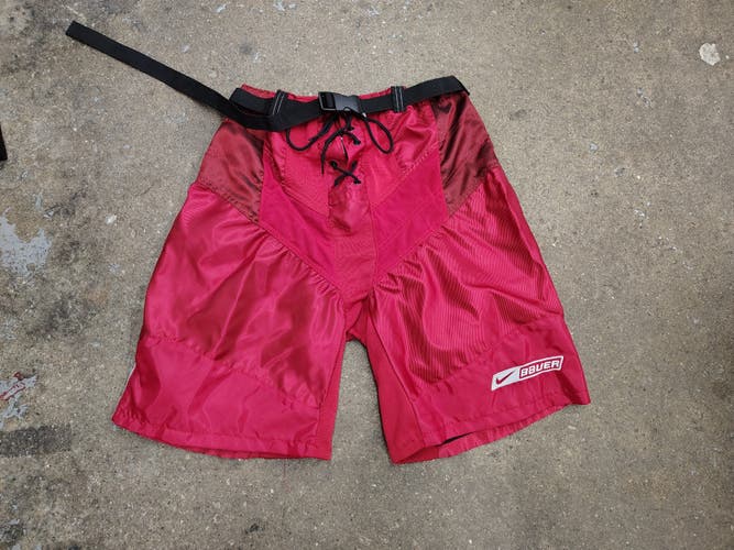 Red Nike Bauer Supreme Pant Shell (New) - Senior Small