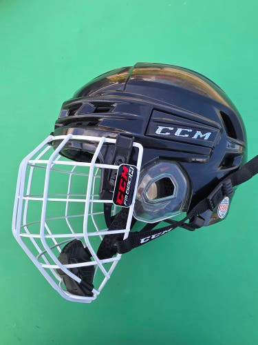 Black Medium CCM Super Tacks X Helmet (Used)