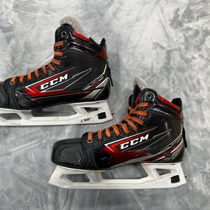 Senior CCM JetSpeed FT480 Hockey Goalie Skates Regular Width 7.5 (Used)