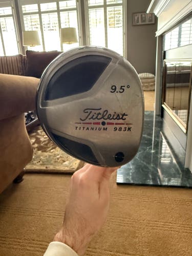 Men's Titleist 983 K Right Handed Driver Stiff Flex 9.5 Loft (Used)