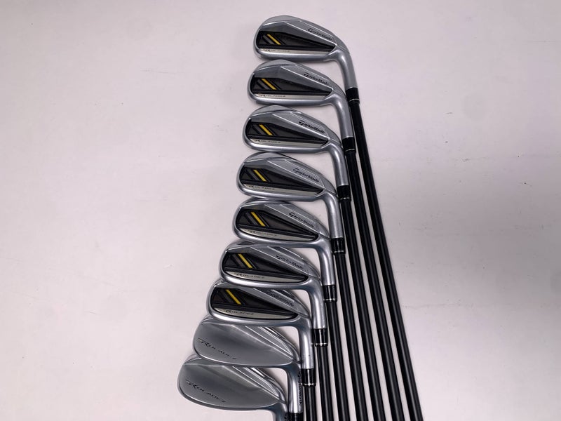 TaylorMade RocketBladez Iron Set 4-PW+GW+SW RocketFuel Regular Graphite Mens RH