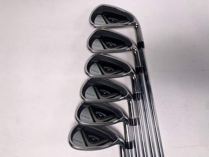 Callaway Edge 2018 Iron Set 6-PW+SW Edge Regular Steel Mens RH
