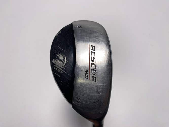 TaylorMade Rescue Mid 4 Hybrid 22* Light Metal Regular Steel Mens RH