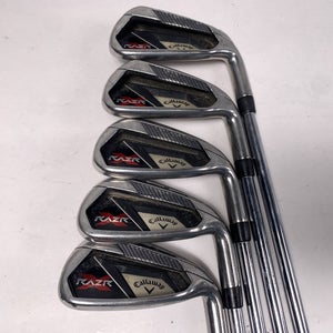 Callaway Razr X Iron Set 6-PW Uniflex Steel Mens RH