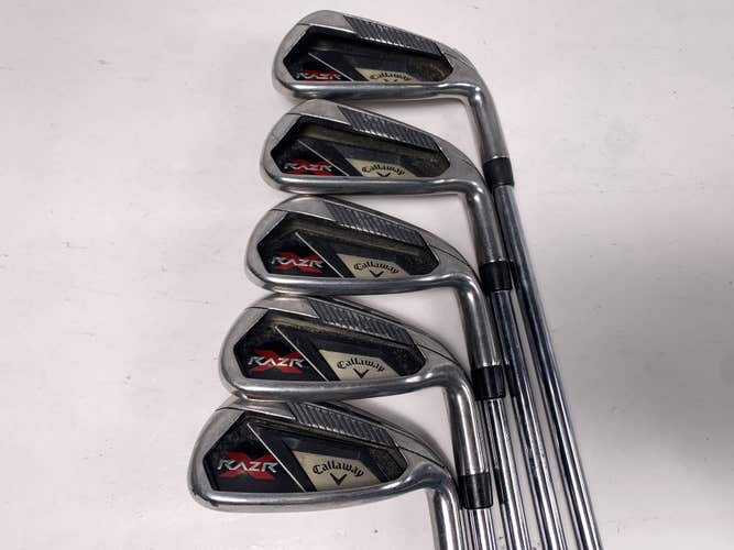 Callaway Razr X Iron Set 6-PW Uniflex Steel Mens RH