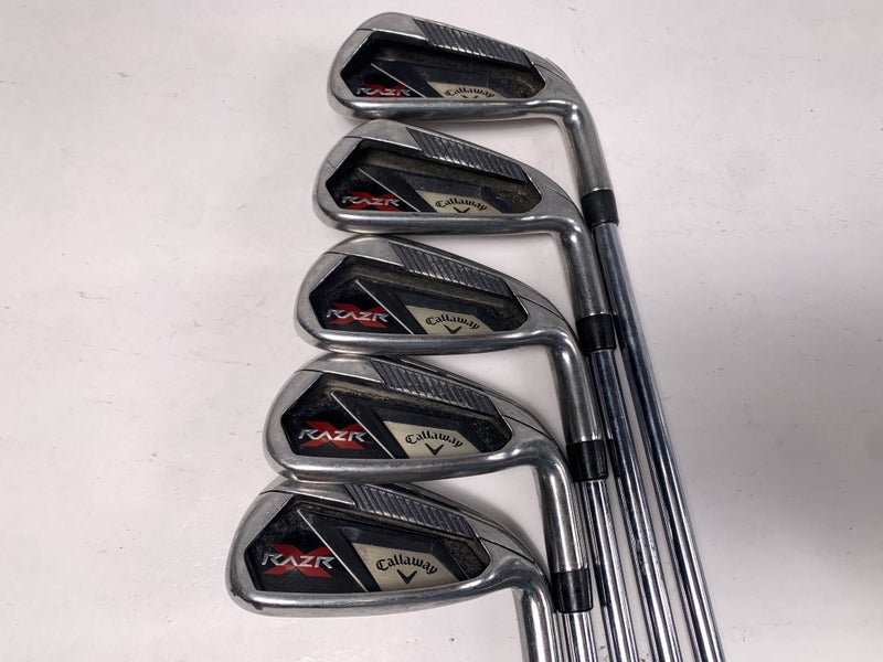 Callaway Razr X Iron Set 6-PW Uniflex Steel Mens RH