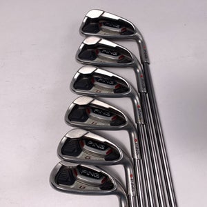 Ping G20 Iron Set 6-PW+SW Red Dot 1* Flat TFC 169 I Ladies Graphite Womens RH